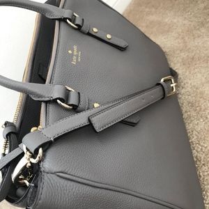Kate Spade Mulberry Leighann Haregrey Leather Tote